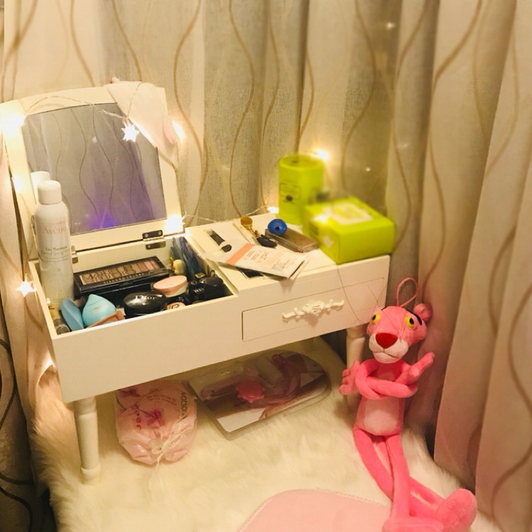 女士陽台50簡易梳妝台簡約小折疊小型可折疊小桌兒童房帶鏡子在類目 住宅傢俱, 桌類, 梳妝檯/桌中 - 來自Buy2taobao.com提供專業的淘寶代購服務