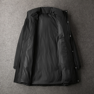 2025冬季新款男士羽绒服 中长款商务 90白鸭绒 6621p365长期有货图片
