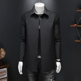 2025新款男士夹克商务行政轻外套中长款翻领6812p170（长期有货），男装夹克，钱塘721