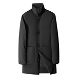 2025新款男士羽绒服中长款商务立领90白鸭绒6628p335长期有货，男装羽绒服，钱塘721