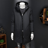 2025新款男士羽绒服连帽中长款商务90白鸭绒8668p345长期有货，男装羽绒服，钱塘721