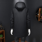 2025新款男士羽绒服连帽中长款商务90白鸭绒8668p345长期有货，男装羽绒服，钱塘721