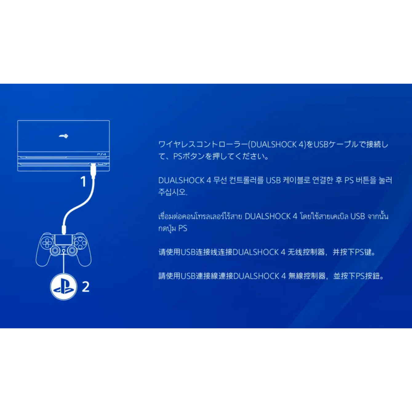 PS4手柄数据线、充电线 支持安全模式 支持激活PS4  1.8M高品质