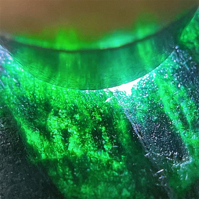 缅甸天然翡翠原石手镯料