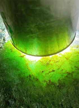 T11798 缅甸天然翡翠原石会卡场口手镯料 重2.5公斤