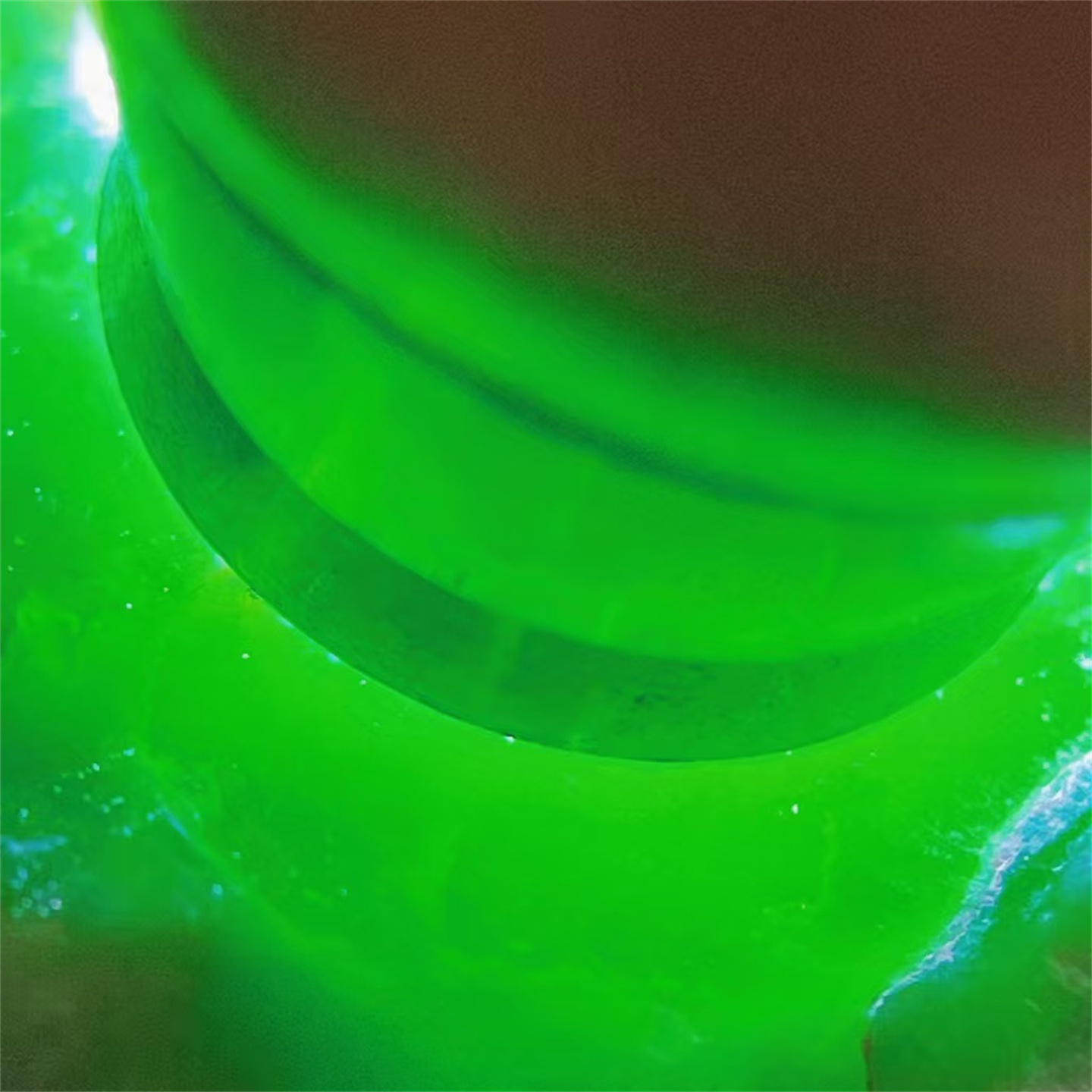 精品天然翡翠原石墨翠戒面料