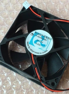 新瑞联 RDH8025B1 12V 0.23A 8025 8厘米 2线静音散热风扇