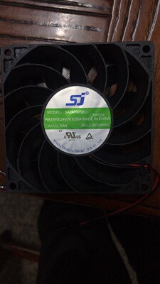 全新现货 SJ SA240925BU 9025 24V 0.55A 9厘米 2线 变频器风扇
