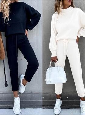 Womens collar two solid high casual color suit piece