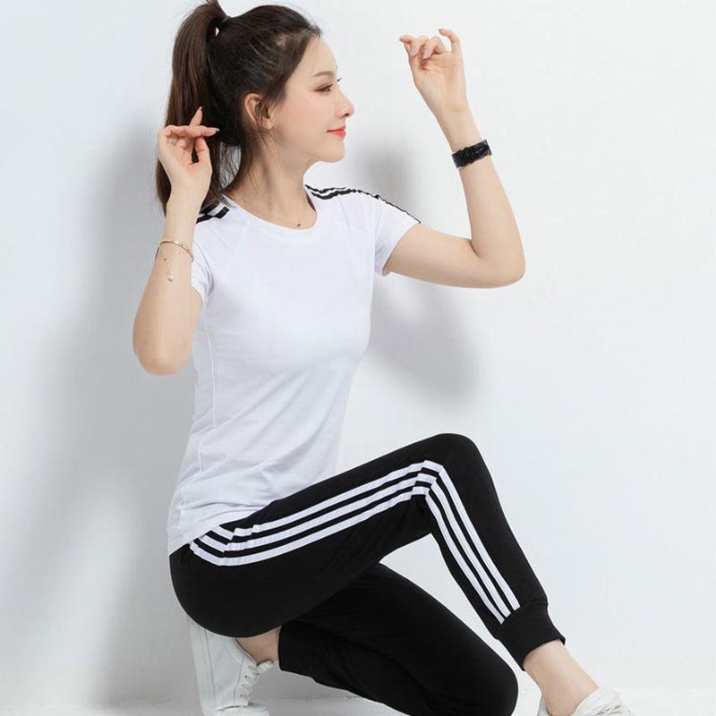 clothes jogging for suit short-sleeved sports training