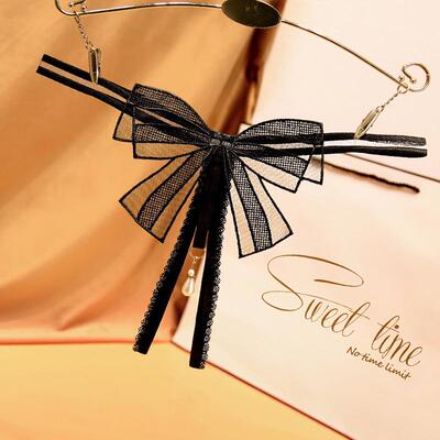 thong hot temptation beads hanging crotch open waist low