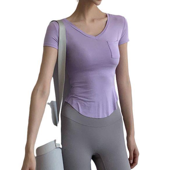 quick-drying fitness training clothes summer sleeves short