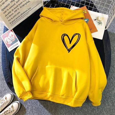 hoodie couple jacket loose casual womens sweatshirt fleece