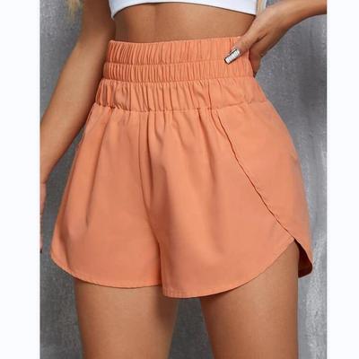 pants female loose solid waist elastic comfortable sports