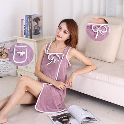 bathrobe water-absorbing and hemming with bathing use home