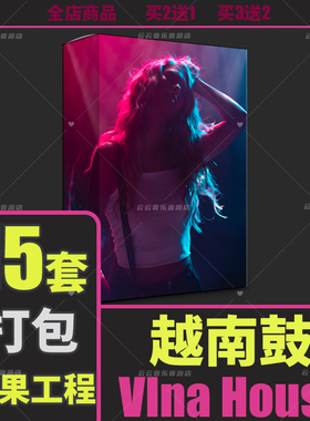 Vina House越南鼓音色舞曲土嗨FLStudio水果工程电子DJ编曲采样