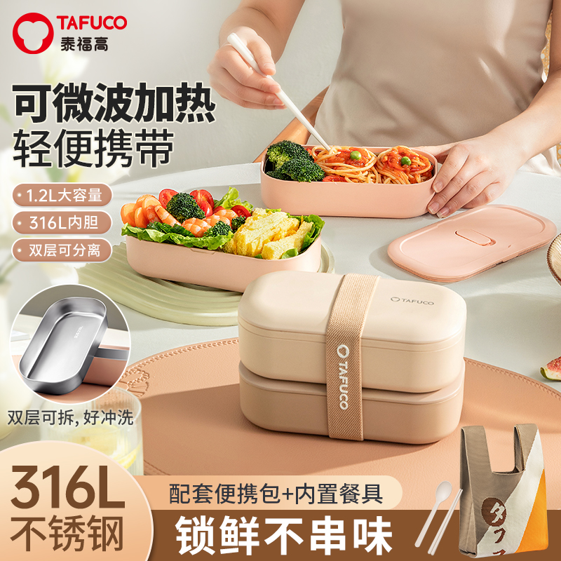 泰福高316L不锈钢双层微波加热