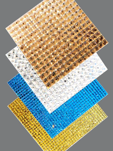 Кристаллическая стеклянная буровая мозаика 13 флэш -тренировки плитка хрустальная настенная пленка и телевизионная фона стена назад