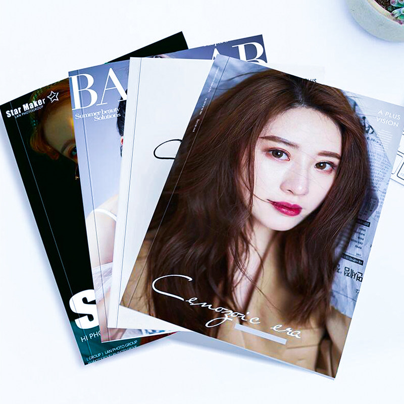 明星杂志册照片书定制纪念册个人写真情侣相册影集宝宝成长册12寸