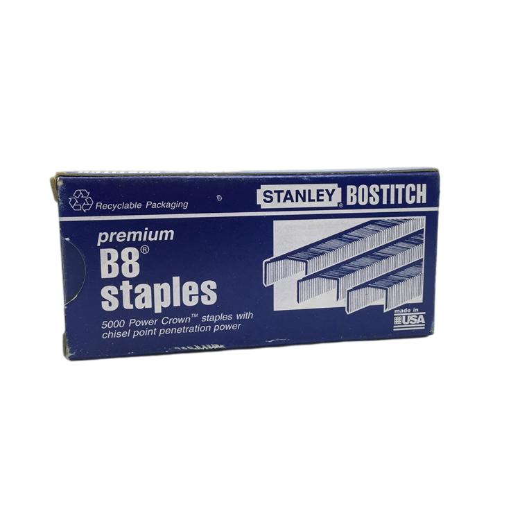 100박스|가격 무료 배송 STANLEY 스탠리 2115 터프 B8 스테이플 B8 아치형 B8 바늘 가죽 원단
