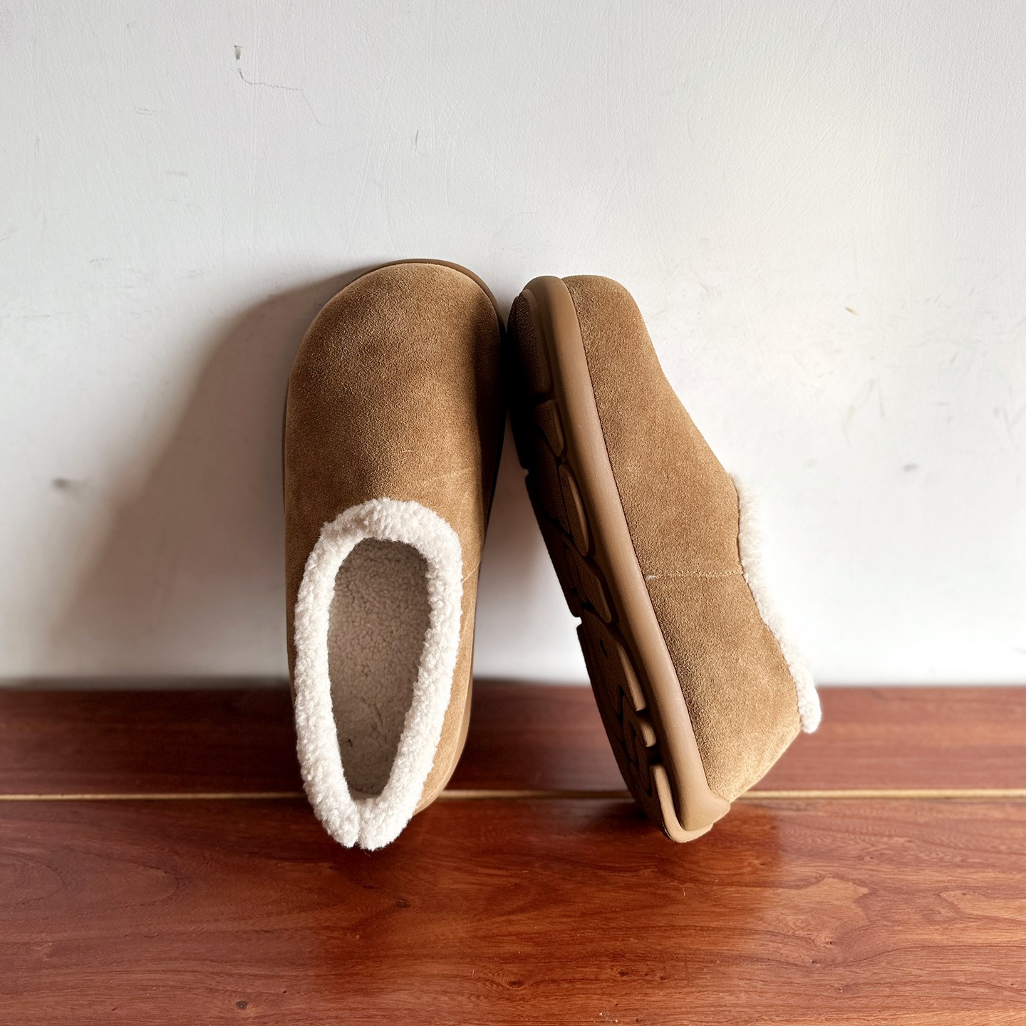 头层牛猄皮保暖舒适圆头棉鞋