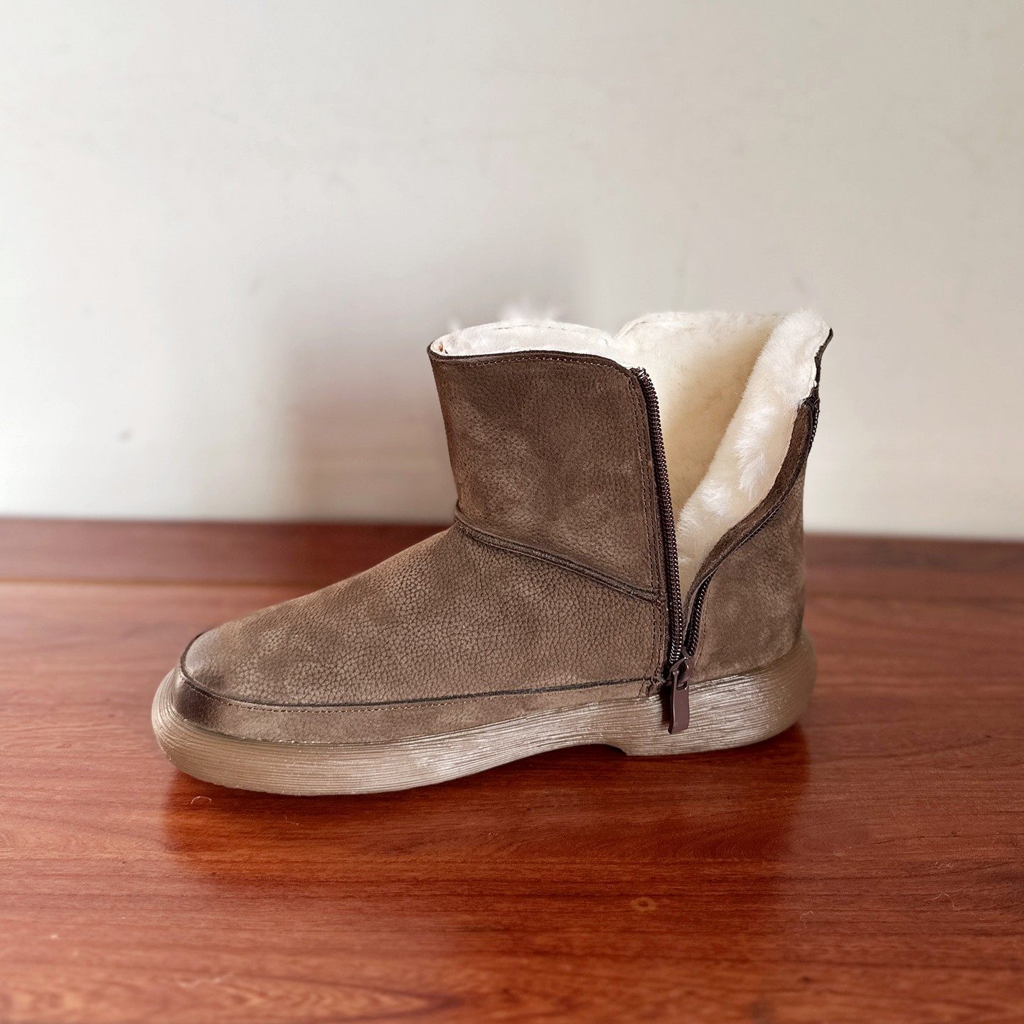 【烁掌柜】自制复古文艺手工真皮女靴头层牛皮保暖羊毛棉靴雪地靴,女鞋,时尚雪地靴,淘宝优惠券,粉丝福利购,淘宝优惠卷