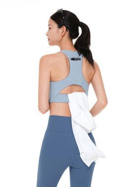 高强度美背25年新款 瑜伽跑步健身andar运动文胸背心 一体胸垫