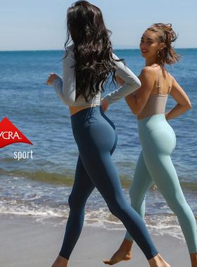 韩国andar瑜伽裤 8.2分9分打底裤40色高腰收腹提臀显瘦裸感高弹