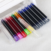 笔墨批发 100支通用墨囊钢笔换囊笔囊墨胆墨水 多色可选 包邮