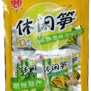 杭州特产华源昌休闲笋多种口味笋丝小菜318g天目山笋干即食小吃
