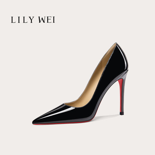 LilyWei法式气质通勤高跟鞋
