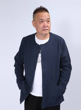 高三强唐装 中国风汉服春秋男士 中式长袖外套 15608