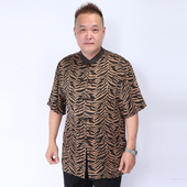 桑蚕丝短袖 高三强唐装 15193 中国服汉服半袖 男士 新款 夏季