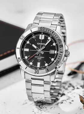 casio卡西欧手表男士剑鱼水鬼商务款石英电子非机械MTP-VD01D-1E