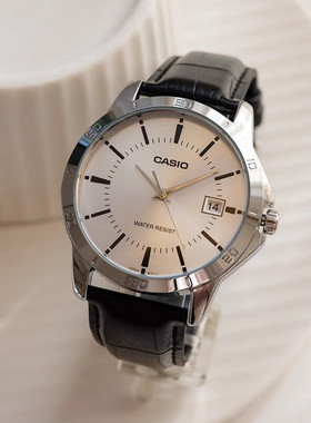 Casio卡西欧手表潮流休闲简约防水石英商务男士手表MTP-V004L-7A