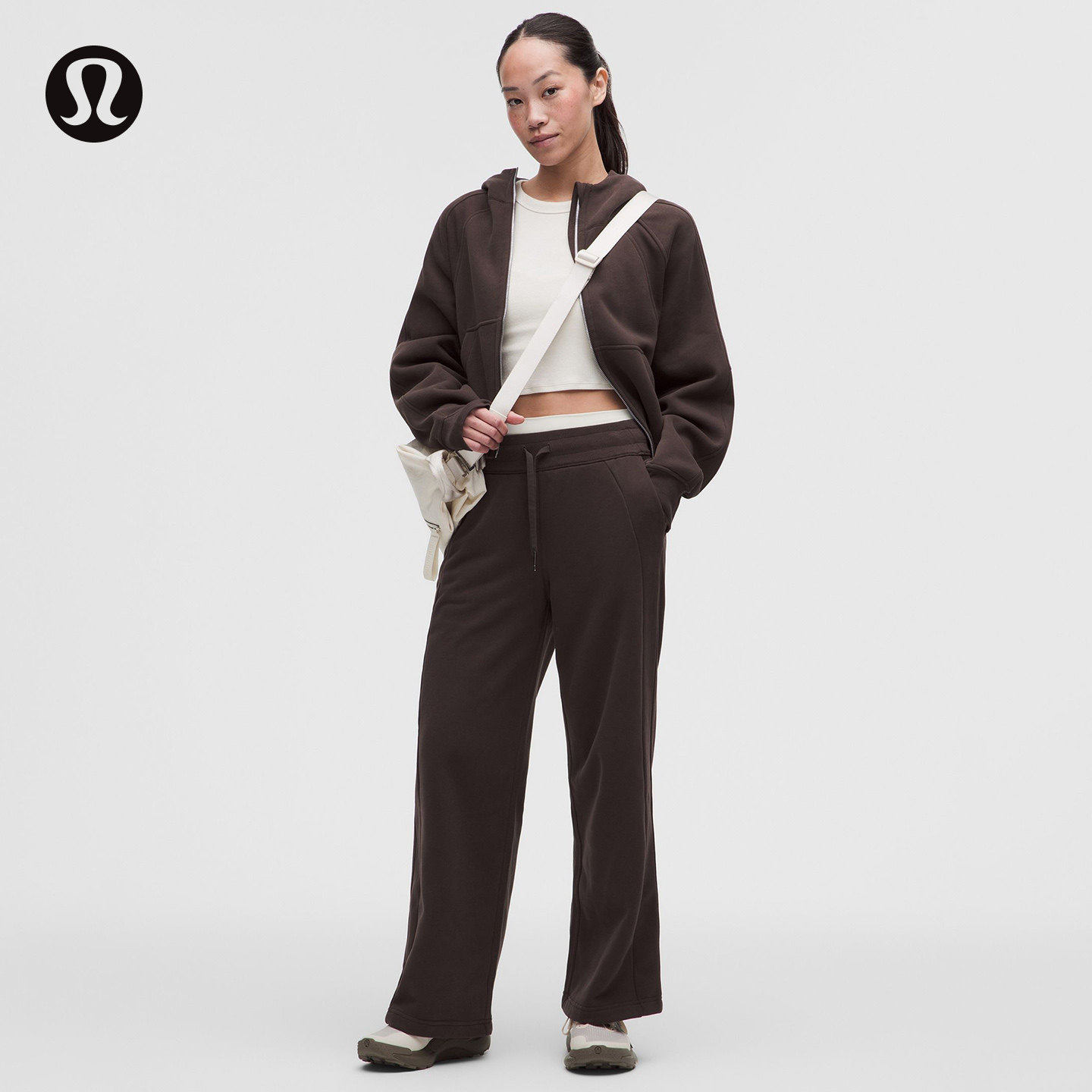 Scuba 女士中腰阔腿运动裤*亚洲版型丨lululemon丨LW5IWQA