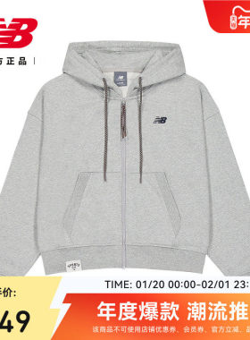 New Balance NB26年女款秋冬潮流百搭运动针织外套WJ61Z3OC