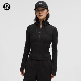 Define 女士短款连帽夹克 *Nulu?丨lululemon丨LW3JDJS