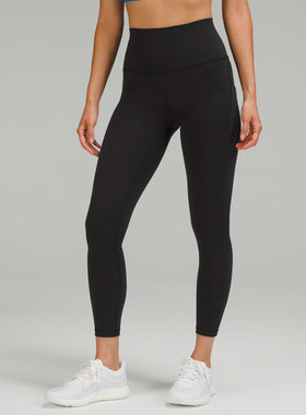 Wunder Train女高腰紧身裤24  *口袋款 芯吸丨lululemon丨LW5EZGA