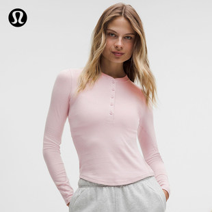 Hold Tight 女士紧身剪裁长袖亨利衫丨lululemon丨LW3HN3S