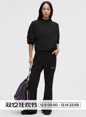 Loungeful 女士高腰喇叭裤*拉绒丨lululemon丨LW5IQ2A