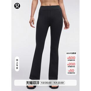 Softy Suedey 女士运动绒面微喇裤*常规偏短丨lululemon丨LW5HAPS
