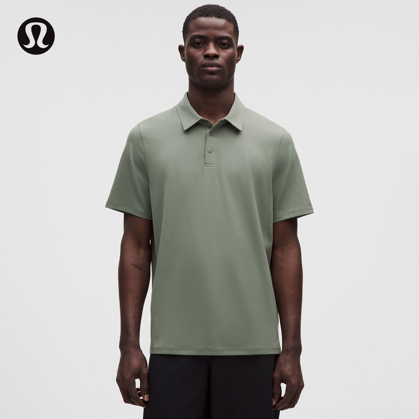 ShowZero 男士经典剪裁休闲Polo衫丨lululemon丨LM3GMFS - 实物图