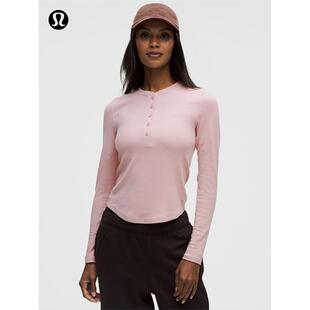 Hold Tight 女士紧身剪裁长袖亨利衫丨lululemon丨LW3HN3S