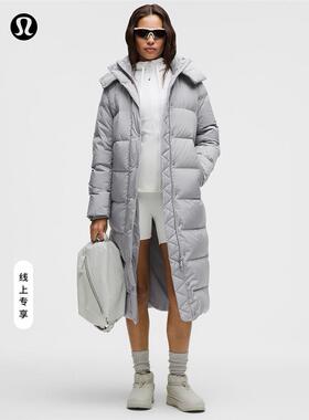 Wunder Puff 女士长款羽绒外套羽绒服 防风丨lululemon丨LW4CAGS