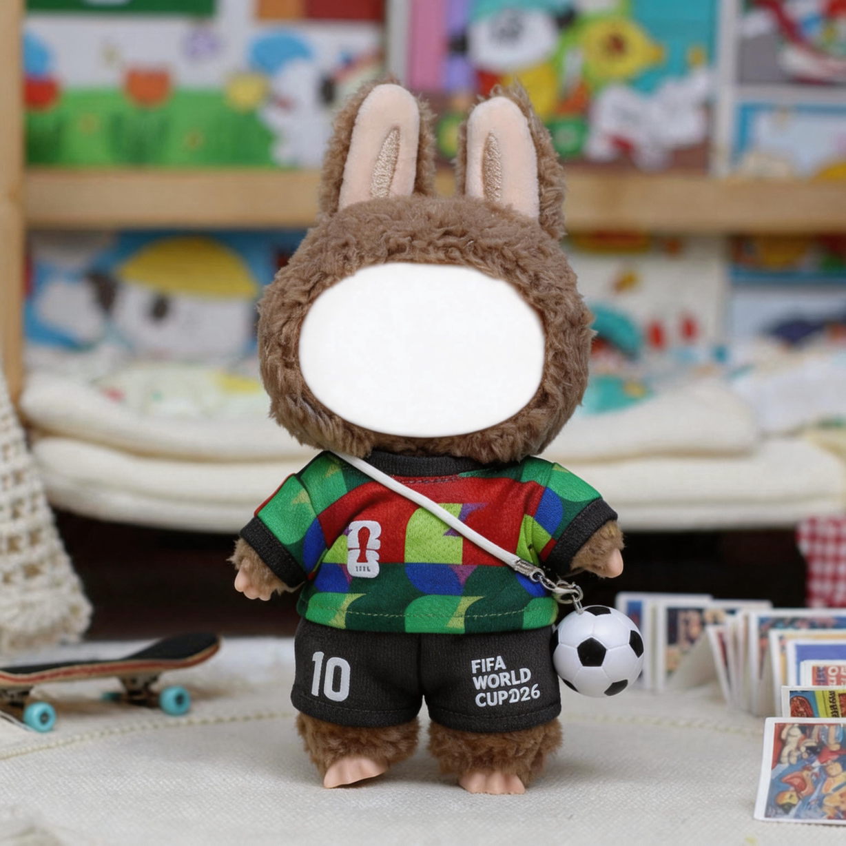 2026美墨加世世杯bubu布布球衣玩偶衣服套装足球周边娃衣