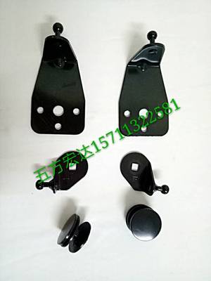 北京汽车BJ40 BJ40后风挡玻璃气弹簧支架底座玻璃支杆固定底座