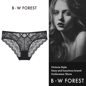 维多利亚内裤女2024新款性感蕾丝纯棉抗菌夏季薄款无痕低腰三角裤