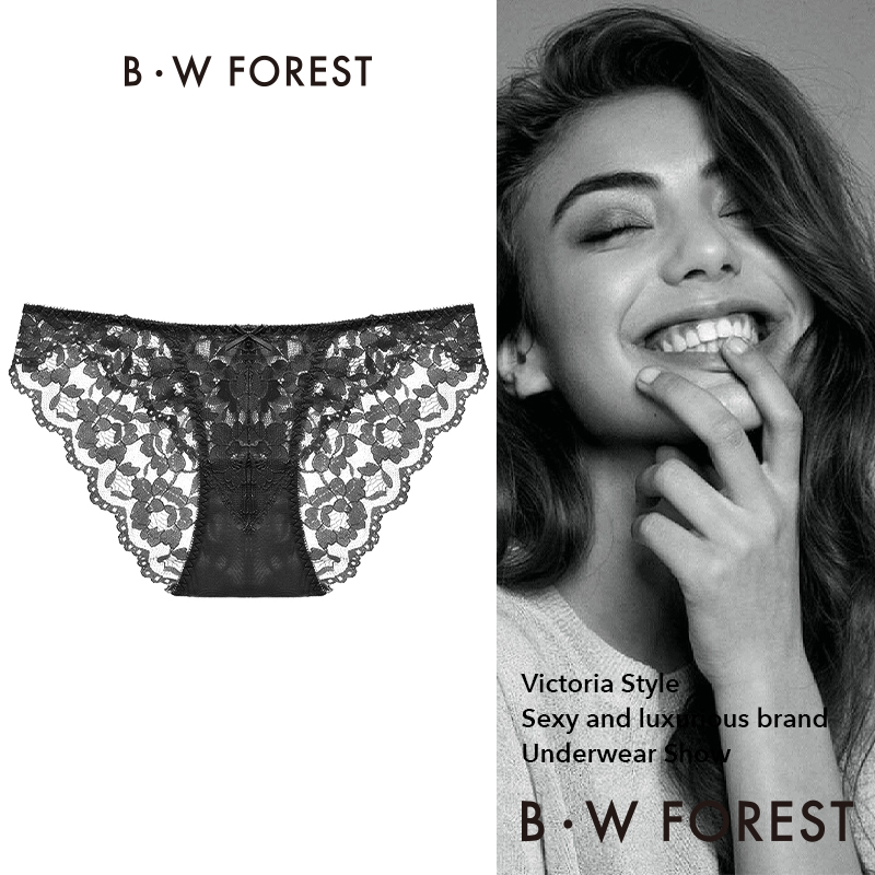 维多利亚黑色性感蕾丝内裤女夏季薄款禁欲系纯欲风2025新款三角裤