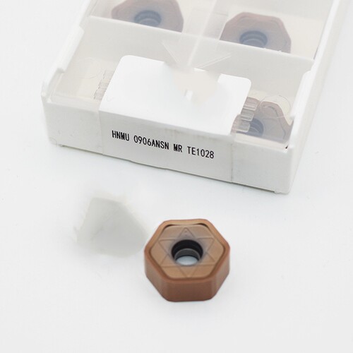 数控刀片圆刀片铣刀片模具面铣刀片通用难HNMU0906ANSN-MR TE1028